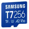 MicroSDXC pamäťová karta Samsung T7 256 GB UHS-I U3 V30 čítanie 170 MB/s modrá