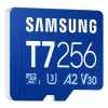 MicroSDXC pamäťová karta Samsung T7 256 GB UHS-I U3 V30 čítanie 170 MB/s modrá