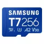 MicroSDXC pamäťová karta Samsung T7 256 GB UHS-I U3 V30 čítanie 170 MB/s modrá