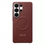 Samsung Carbon Magnet puzdro Galaxy S26 Ultra, červená