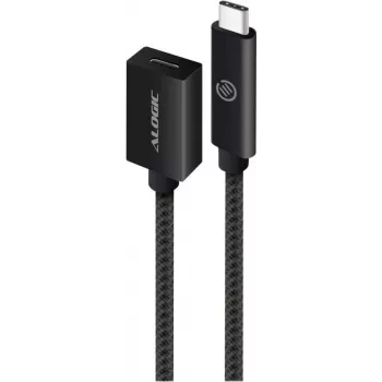 ALOGIC - USB kábel - USB-C (W) na USB-C (M) - USB 3.1 Gen 2 - 50 cm - čierna (MU31CC-EXT-050BLK)