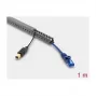 Káblový kanál / inštalačný kanál DELOCK 22025 16 x 16 mm, dĺžka 1 m, sivý