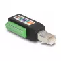 DeLOCK RJ45 konektor samec Cat.5e na svorkovnicový adaptér 90° zahnutý