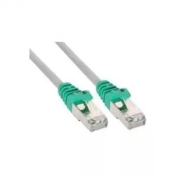 Patch kábel Crossover InLine Cat5e SF/UTP (S-FTP) RJ-45–RJ-45 0,25 m, sivý