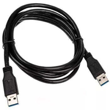 USB 3.2 Gen.1 kábel Type-A konektor samec / A konektor samec InLine 35215 čierny 1,5 m