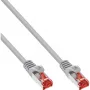 InLine B-76905 Bulk Pack S/FTP PiMF Cat.6 Bezhalogénový patch kábel, sivý, 5 m, 25 ks