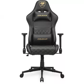 Univerzálna herná stolička COUGAR Gaming ARMOR ONE V2 čalúnené sedadlo čierna zlatá