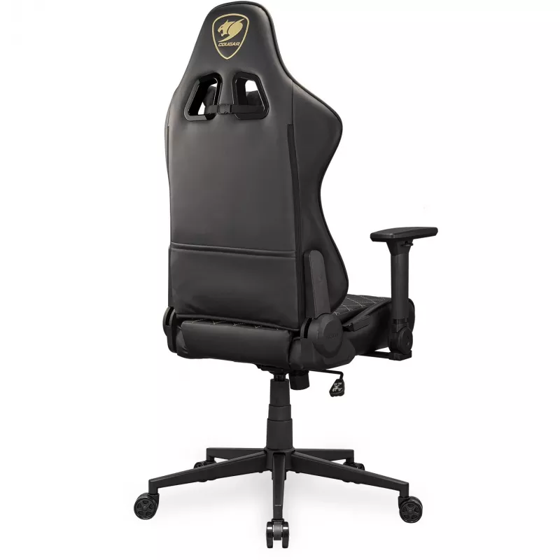 Univerzálna herná stolička COUGAR Gaming ARMOR ONE V2 čalúnené sedadlo čierna zlatá