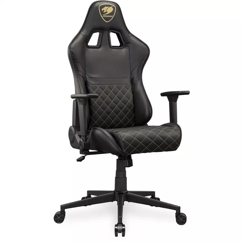 Univerzálna herná stolička COUGAR Gaming ARMOR ONE V2 čalúnené sedadlo čierna zlatá