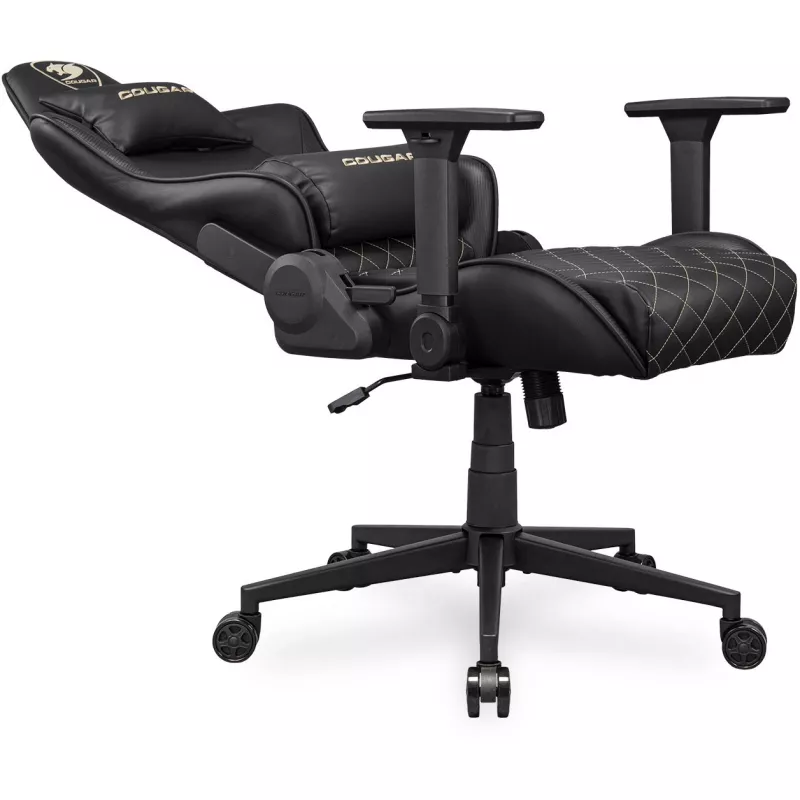 Univerzálna herná stolička COUGAR Gaming ARMOR ONE V2 čalúnené sedadlo čierna zlatá