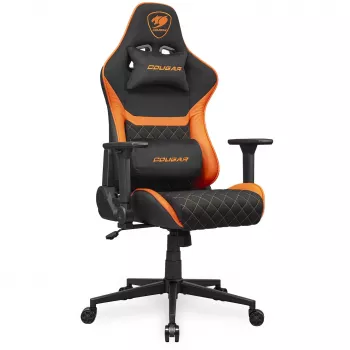 Univerzálna herná stolička COUGAR Gaming Armor One V2 F čalúnené sedadlo čierna oranžová