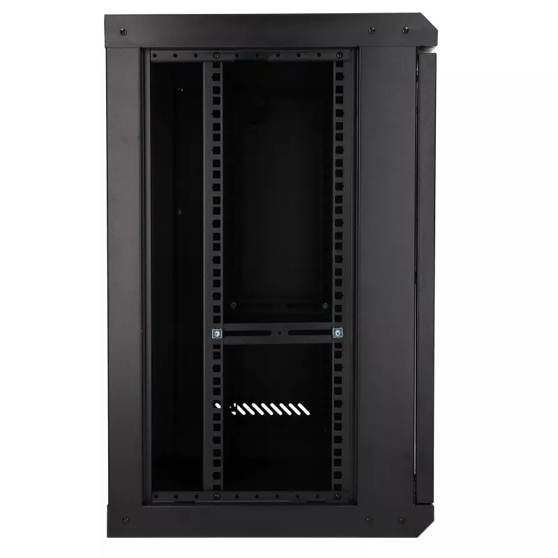 Extralink Lite 12U 530X400 nástenný rack rozvádzač čierny s policou