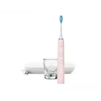 Elektrická sonická zubná kefka Philips DiamondClean 9000 HX9911/29 — pre dospelých, integrovaná Li-Ion batéria, Soft- & Normal režimy, ružová