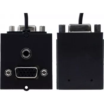Zásuvkový modul VGA + RCA Bachmann 917.058 audio-video pripojenie