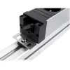 Zásuvková lišta Bachmann STEP ALU 1x USB 1x Custom modul 2x zásuvka