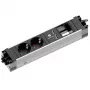 Zásuvková lišta Bachmann STEP ALU 1x USB 1x Custom modul 2x zásuvka