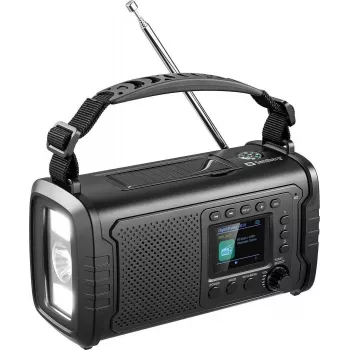Sandberg Survivor DAB+ rádio All-in-1 20000 mAh powerbanka čierna