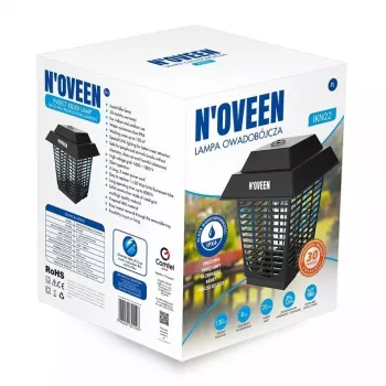 N'oveen IKN22 IPX4 profesionálna lampa na ničenie hmyzu, UV-A