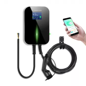Extralink BS20-BC-22kW-APP nabíjačka elektromobilov Type 2 32A 22 kW, 3 fázy, LCD displej, aplikácia, 6,1 m