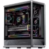Jonsbo D401 PC skriňa, Midi Tower, ATX, temperované sklo – čierna