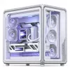 Jonsbo X400 PC skriňa, Midi Tower, ATX, temperované sklo – biela