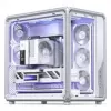 Jonsbo X400 PC skriňa, Midi Tower, ATX, temperované sklo – biela