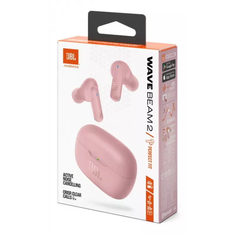 JBL Wave Beam 2 headset bezdrôtový do uší hovory/hudba Bluetooth ružová