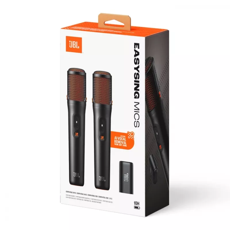 JBL EasySing Mics čierna mikrofónová sada