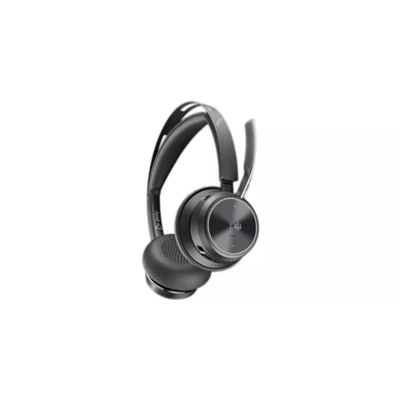 HP Poly Voyager Focus 2-M USB-C-C headset s USB-C/A adaptérom a nabíjacou stanicou Poly+ 3 roky