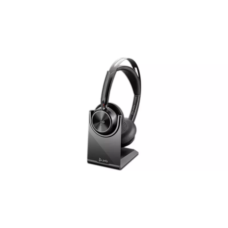 HP Poly Voyager Focus 2-M USB-C-C headset s USB-C/A adaptérom a nabíjacou stanicou Poly+ 3 roky