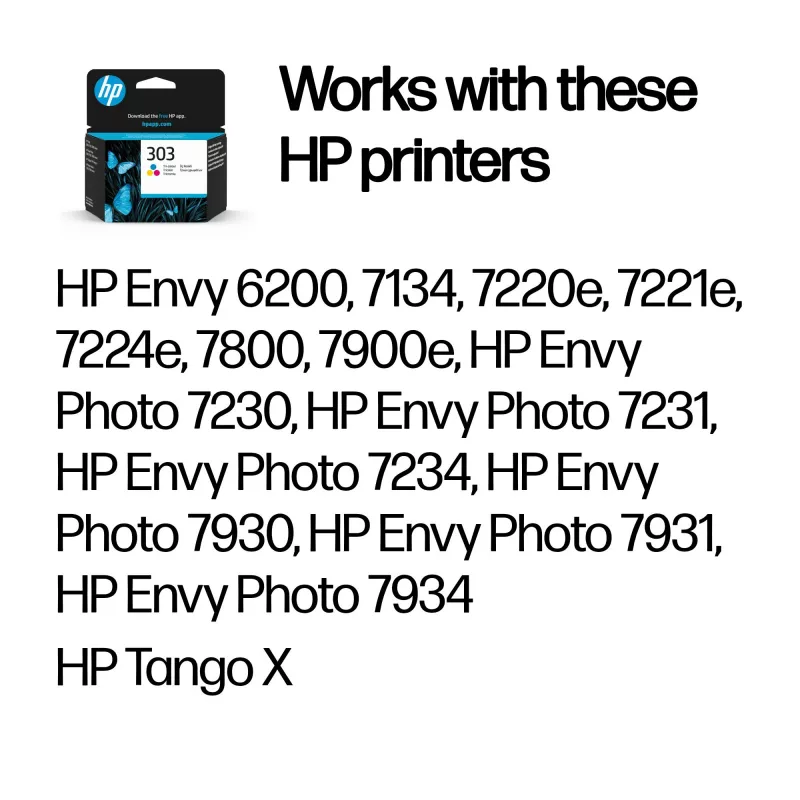 HP 303 trojfarebná originálna atramentová kazeta