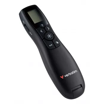 Verbatim Keynote bezdrôtový prezentér s LCD displejom, RF, USB, 30 m, čierna