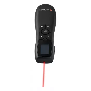 Verbatim Keynote bezdrôtový prezentér s LCD displejom, RF, USB, 30 m, čierna