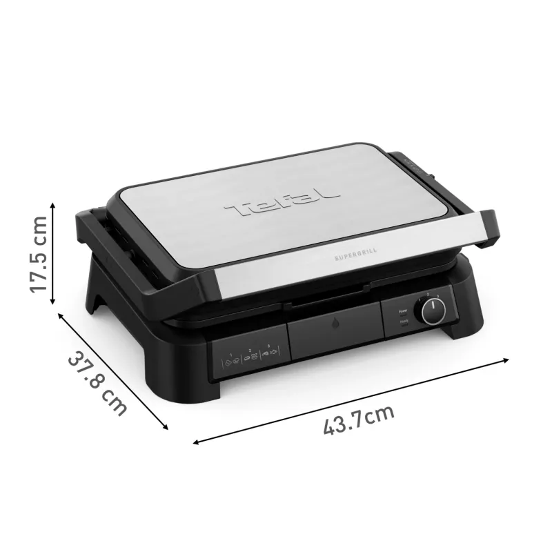 Tefal SuperGrill 3-in-1 XL GC520DE0 kontaktný gril