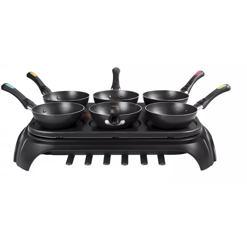 Tefal WokParty Duo PY5828 čierna, nerezová 1000 W