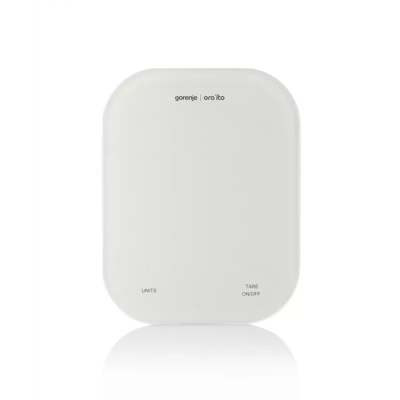 Gorenje KT10ORAW biela stolová kuchynská váha obdĺžniková elektronická