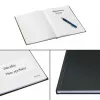 Leitz zápisník Solid Hardcover A5 linajkovaný 90 g 80 listov, monochromatický, čierna, A5, 80 listov, lesklý, 80 g/m²