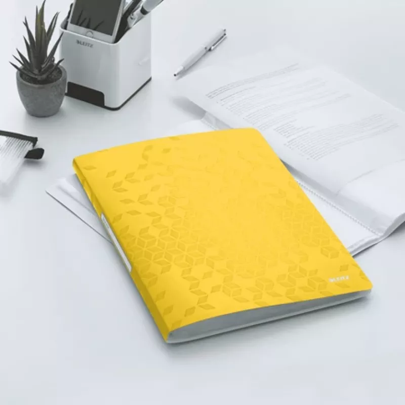 Leitz zakladač WOW PP 20 vreciek, žltá, polyvinylchlorid (PVC), 20 vreciek, A4, 231 mm, 13 mm