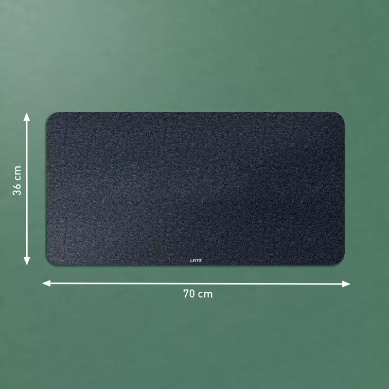 Leitz Large Felt Desk Mat, tmavosivá, plsť, 360 mm, 700 mm, 3 mm, 400 g