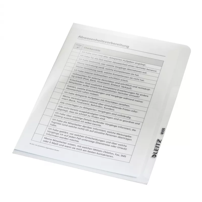 Leitz 41050000 mapa PVC transparentná A5