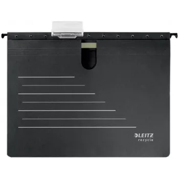 Leitz Alpha® Recycle kartónová závesná mapa, A4, čierna, kartón, 348 mm, 2 mm, 270 mm