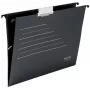 Leitz Alpha® Recycle kartónová závesná mapa, A4, čierna, kartón, 80 g/m², 150 listov, 348 mm