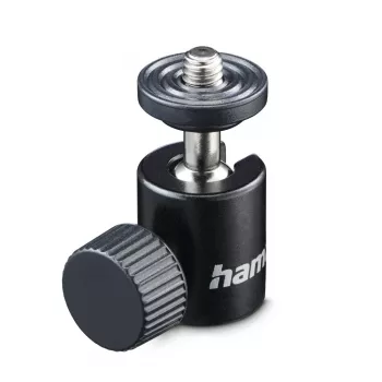 Stativová guľová hlava HAMA 00005000, závit 1/4 palca, výška 38 mm, čierna