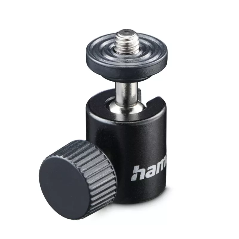 Stativová guľová hlava HAMA 00005000, závit 1/4 palca, výška 38 mm, čierna