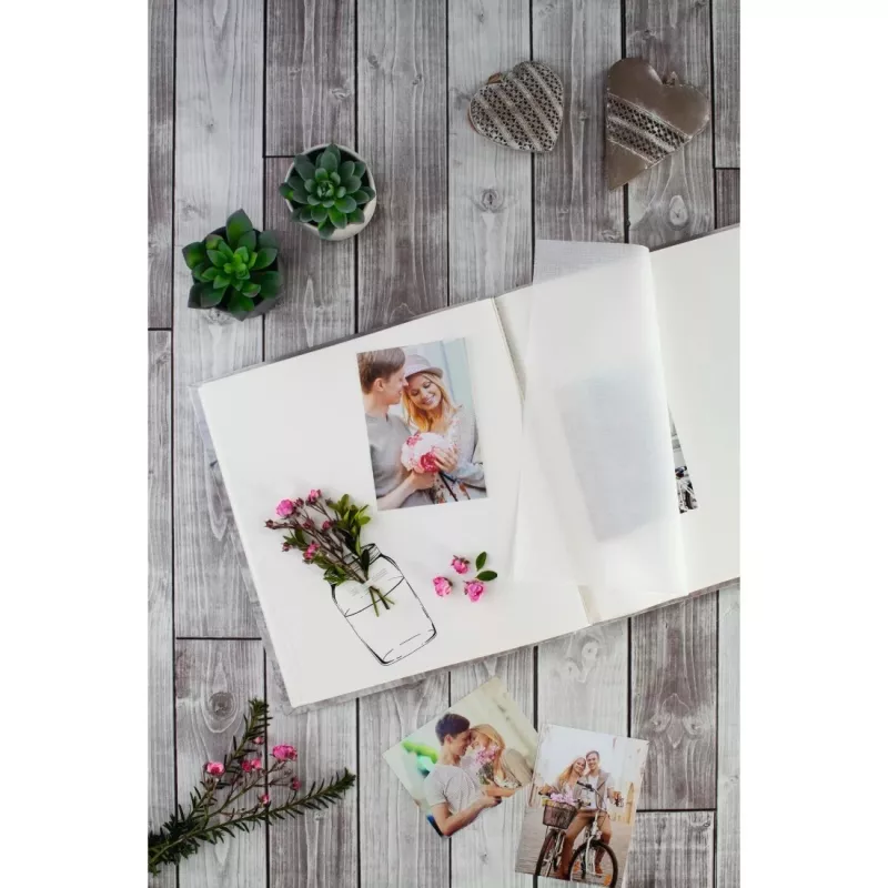 Hama Catania fotoalbum sivé 60 listov lepená väzba