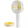 Unold Breezy 86610 ručný ventilátor, biely/žltý