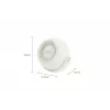 Unold Breezy Bowl 86670 kompaktný osobný ventilátor, krémová