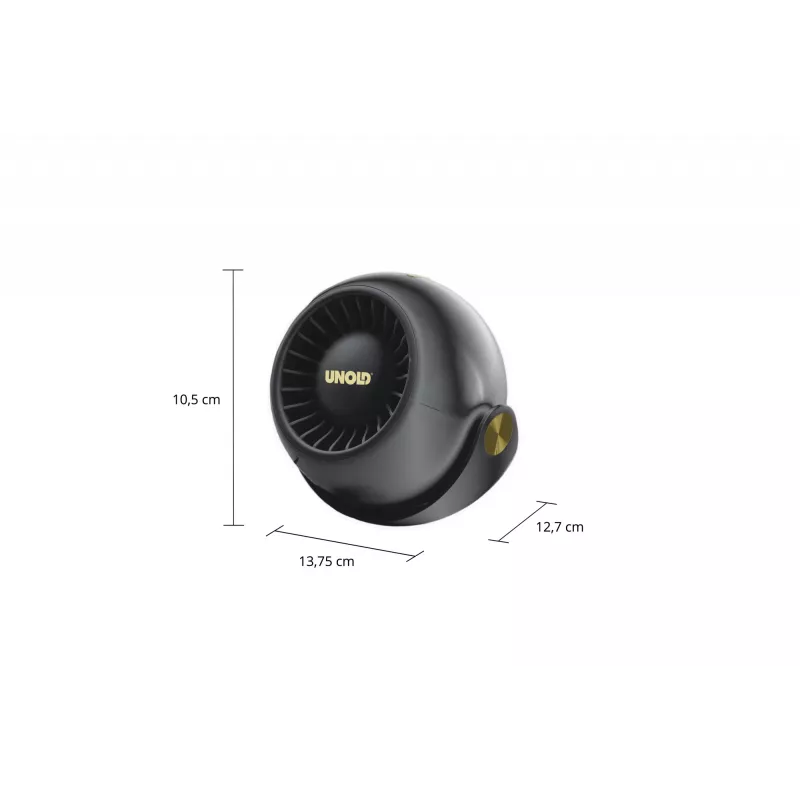 Unold Breezy Bowl 86675 kompaktný osobný ventilátor, čierny