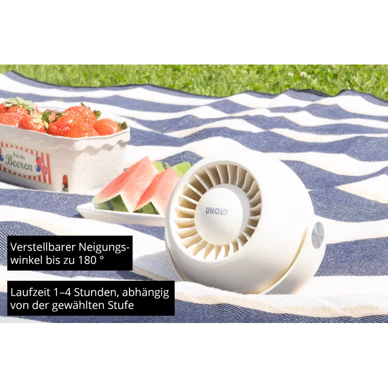 Unold Breezy Bowl 86675 kompaktný osobný ventilátor, čierny