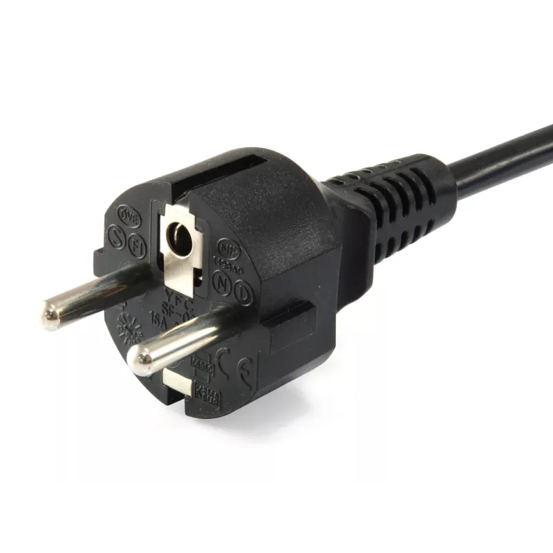 Equip High Quality napájací kábel, C5 na Schuko, 3,0m, 3 m, C5 konektor samica, CEE7/7, H05VV-F3G, 250 V, 2,5 A